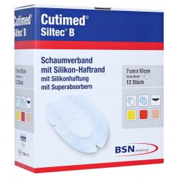 Ein aktuelles Angebot für CUTIMED Siltec B Schaumverb.7x10 cm oval 12 St Kompressen Verbandsmaterial - jetzt kaufen, Marke BSN medical GmbH.