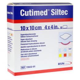 Ein aktuelles Angebot für CUTIMED Siltec Schaumverb.10x10 cm sanft haftend 10 St Kompressen Verbandsmaterial - jetzt kaufen, Marke ToRa Pharma GmbH.