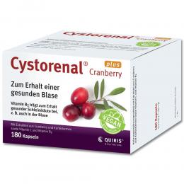 Ein aktuelles Angebot für Cystorenal Cranberry plus Kapseln 180 St Kapseln Blasen- & Harnwegsinfektion - jetzt kaufen, Marke Quiris Healthcare GmbH & Co. KG.