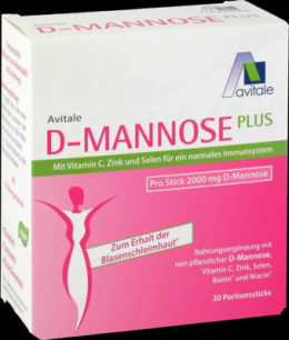 D-MANNOSE PLUS 2000 mg Sticks m.Vit.u.Mineralstof. 30X2.47 g