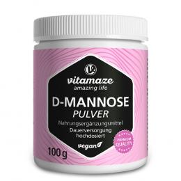 Ein aktuelles Angebot für D-MANNOSE PULVER hochdosiert vegan 100 g Pulver Blasen- & Harnwegsinfektion - jetzt kaufen, Marke Vitamaze GmbH.