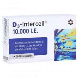 Ein aktuelles Angebot für D3-INTERCELL 10.000 I.E. Kapseln 30 St Kapseln Multivitamine & Mineralstoffe - jetzt kaufen, Marke Intercell-Pharma GmbH.