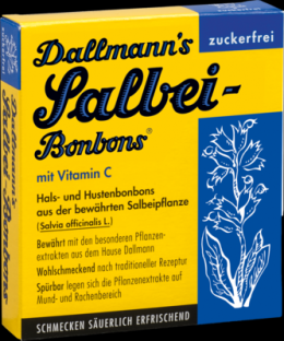 DALLMANN'S Salbei Bonbons zuckerfrei 20 St