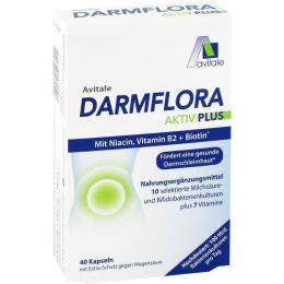 DARMFLORA Aktiv Plus 100 Mrd.Bakterien+7 Vitamine 40 St.