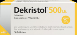 DEKRISTOL 500 I.E. Tabletten 50 St
