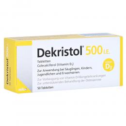 Ein aktuelles Angebot für Dekristol 500 I.E. Tabletten 50 St Tabletten Multivitamine & Mineralstoffe - jetzt kaufen, Marke MIBE GmbH Arzneimittel.
