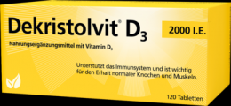 DEKRISTOLVIT D3 2.000 I.E. Tabletten 120 St