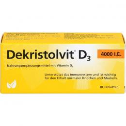 DEKRISTOLVIT D3 4000 I.E. Tabletten 30 St.