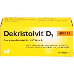 DEKRISTOLVIT D3 4000 I.E. Tabletten 60 St.