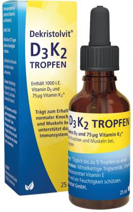 DEKRISTOLVIT D3K2 Tropfen 25 ml Tropfen