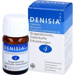 DENISIA 4 grippeähnliche Krankheiten Tabletten 80 St.