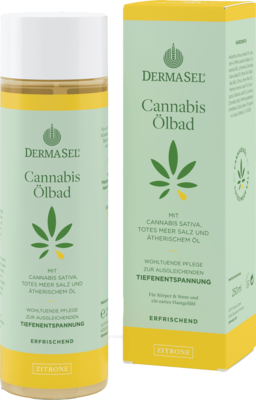 DERMASEL Cannabis lbad Zitrone limited edition 250 ml