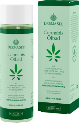 DERMASEL Cannabis Ölbad Rosmarin limited edition 250 ml