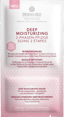 DERMASEL Perform.Deep Moistur.2-Ph.-Maske 7+2 ml 1 St