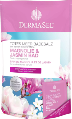 DERMASEL Totes Meer Badesalz Magnolie & Jasmin 1 P