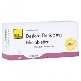 Ein aktuelles Angebot für DESLORA-Denk 5 mg Filmtabletten 20 St Filmtabletten Innere Anwendung - jetzt kaufen, Marke Denk Pharma Gmbh & Co.Kg.
