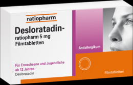 DESLORATADIN-ratiopharm 5 mg Filmtabletten 50 St