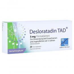 DESLORATADIN TAD 5 mg Filmtabletten 20 St Filmtabletten