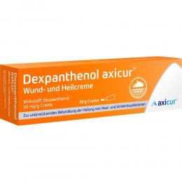 DEXPANTHENOL axicur Wund- und Heilcreme 50 mg/g 20 g Creme