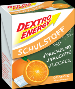 DEXTRO ENERGY Schulstoff Orange Tfelchen 50 g