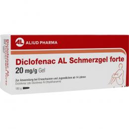 Ein aktuelles Angebot für DICLOFENAC AL Schmerzgel forte 20 mg/g 180 g Gel  - jetzt kaufen, Marke ALIUD Pharma GmbH.