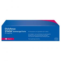DICLOFENAC STADA Schmerzgel forte 20 mg/g 100 g Gel