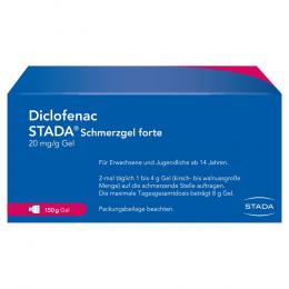 DICLOFENAC STADA Schmerzgel forte 20 mg/g 150 g Gel