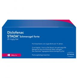 Ein aktuelles Angebot für DICLOFENAC STADA Schmerzgel forte 20 mg/g 180 g Gel  - jetzt kaufen, Marke Stada Consumer Health Deutschland Gmbh.