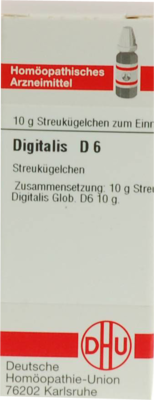 DIGITALIS D 6 Globuli 10 g