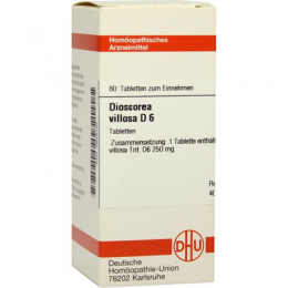 DIOSCOREA VILLOSA D 6 Tabletten 80 St