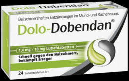 DOLO-DOBENDAN 1,4 mg/10 mg Lutschtabletten 24 St