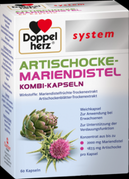 DOPPELHERZ Artischocke-Mariendistel system Weichk. 60 St