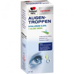 DOPPELHERZ Augen-Tropfen Hyaluron 0,3% system 10 ml