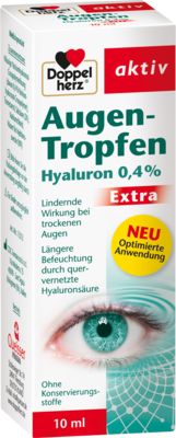 DOPPELHERZ Augen-Tropfen Hyaluron 0,4% Extra 10 ml