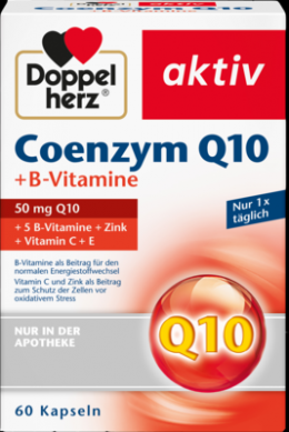 DOPPELHERZ Coenzym Q10+B Vitamine Kapseln 24,9 g