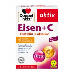 DOPPELHERZ Eisen+C+Histidin Tabletten 30 St Tabletten