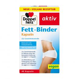 Ein aktuelles Angebot für DOPPELHERZ Fett-Binder Kapseln 40 St Kapseln Schlank & Fit - jetzt kaufen, Marke Queisser Pharma GmbH & Co. KG.