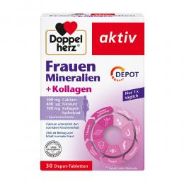 DOPPELHERZ Frauen Mineralien+Kollagen Depot Tabl. 30 St Tabletten