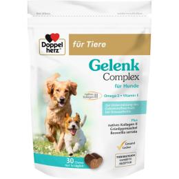 DOPPELHERZ für Tiere Gelenk Complex Chews f.Hunde 30 St.