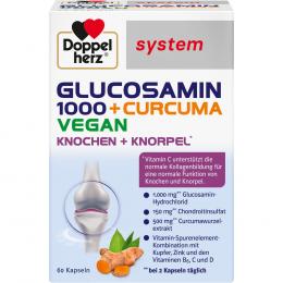 DOPPELHERZ Glucosamin 1000+Curcuma vegan syst.Kps. 60 St Kapseln