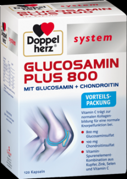 DOPPELHERZ Glucosamin Plus 800 system Kapseln 166,8 g