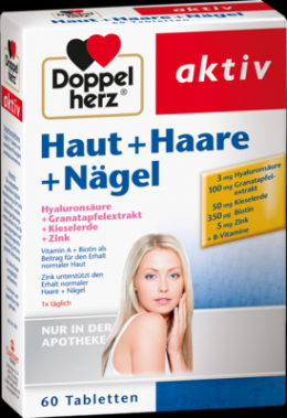 DOPPELHERZ Haut+Haare+Ngel Tabletten 42.9 g