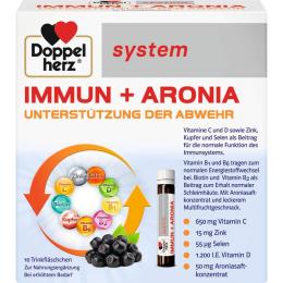 DOPPELHERZ Immun+Aronia system Ampullen 10 St.