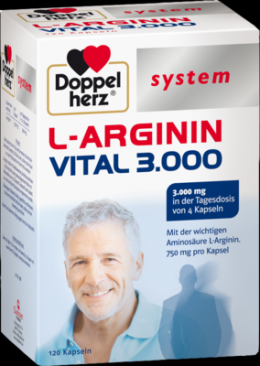 DOPPELHERZ L-Arginin Vital 3.000 system Kapseln 108 g