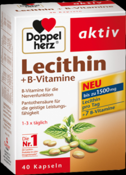DOPPELHERZ Lecithin+B-Vitamine Kapseln 41,6 g