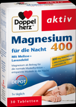 DOPPELHERZ Magnesium 400 fr die Nacht Tabletten 45.1 g