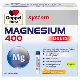 DOPPELHERZ Magnesium 400 Liquid system Trinkamp. 30 St Trinkampullen