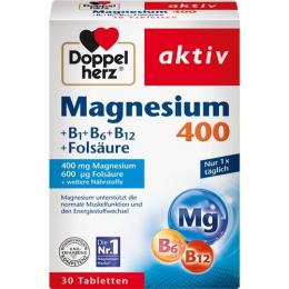 DOPPELHERZ Magnesium 400 mg Tabletten 30 St.