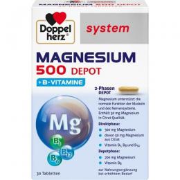 DOPPELHERZ Magnesium 500 Depot system Tabletten 30 St.