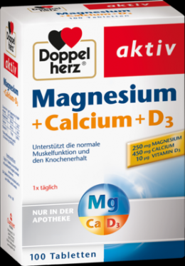 DOPPELHERZ Magnesium+Calcium+D3 Tabletten 174.5 g